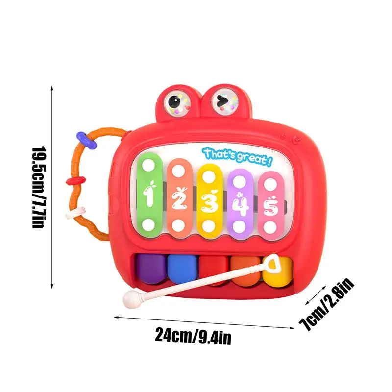 Kids Music Toys Cute Interactive Kids Piano Toy Portable Early Learning Toy Musical Toys Kids Musical Instruments Hand Knocking