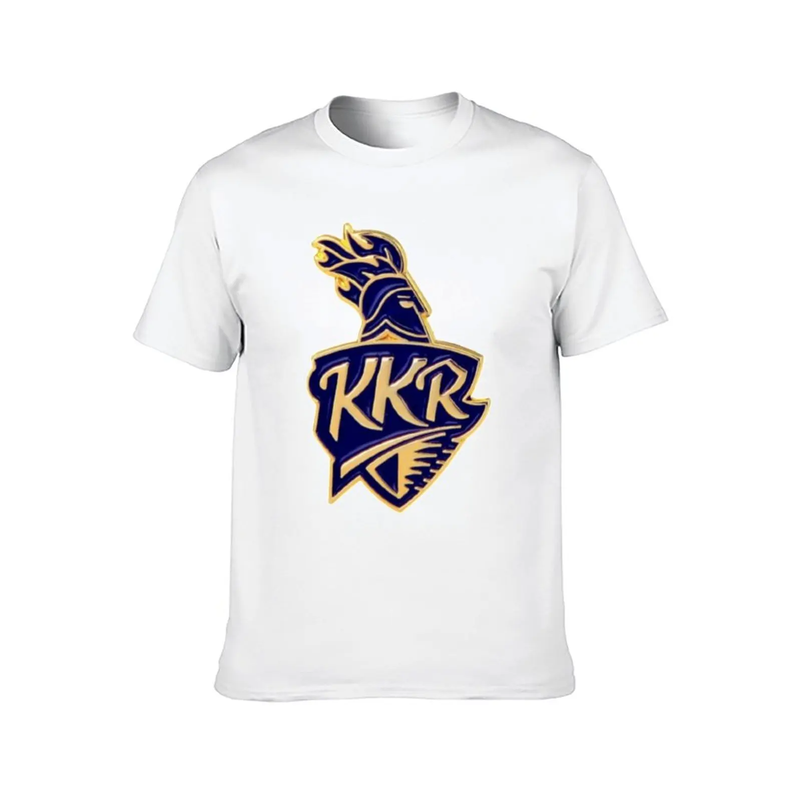 تي شيرت KKR CrICKET TEAM تي شيرت مضحك تي شيرت فكاهة داكنة تي شيرت مطبوع حسب الطلب