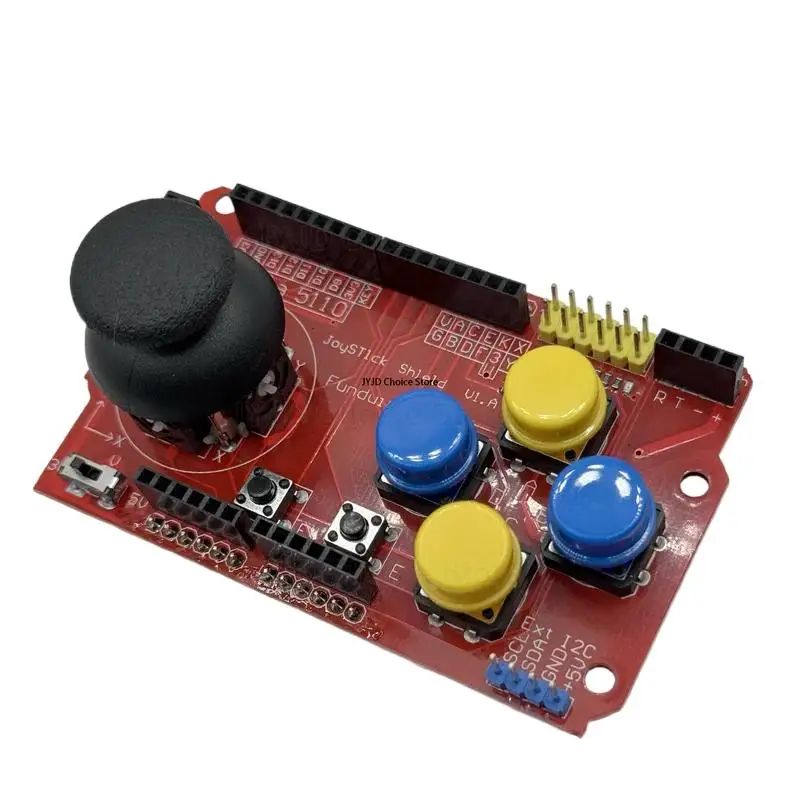 

Joystick Shield for arduino Expansion Board Analog Keyboard and Mouse Function DIY