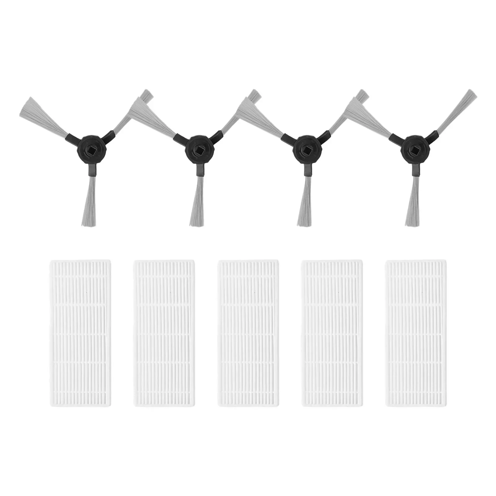 9pcs For Vileda Side Brush Filter For Vileda VRONE/ 302 / VR 102 / VR 201 / VR 303 Household Vacuum Cleaner Accessories