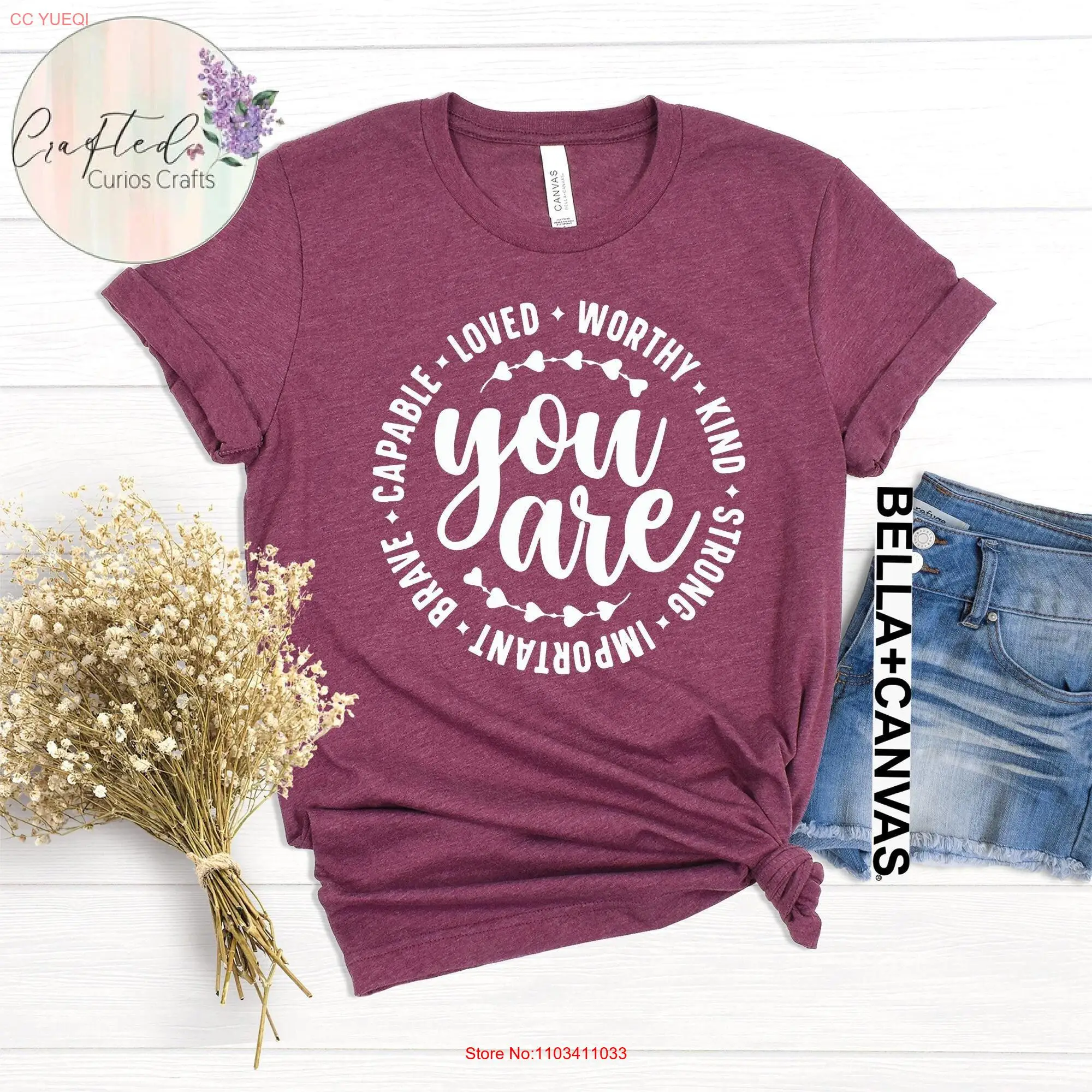 Футболка You Are ImportanT, вдохновляющая мотивационная, любимая, способная Worthy на День святого Валентина, любовь самостоятельно