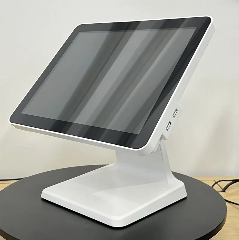 15 Inch All-in-One Touch Screen POS Cash Register Terminal, Multi-Language Support for Retail & Restaurant