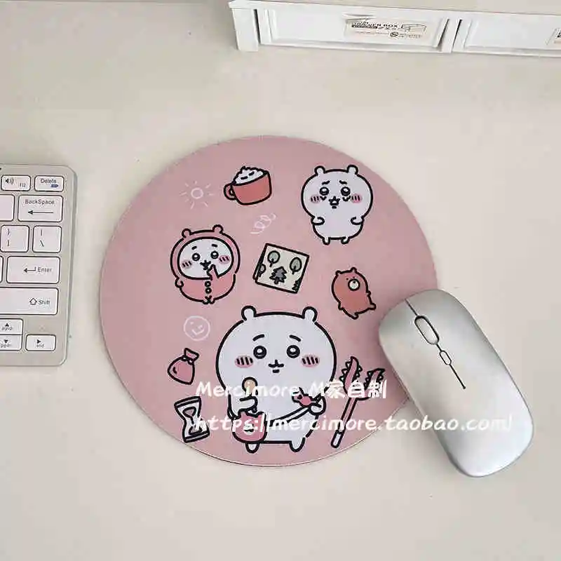 Anime Kawaii Chiikawa Hachiware Mouse Pad Cartoon Cute Usagi Student Computer Desktop Desk Home Keyboard Game Pad Christmas Gift