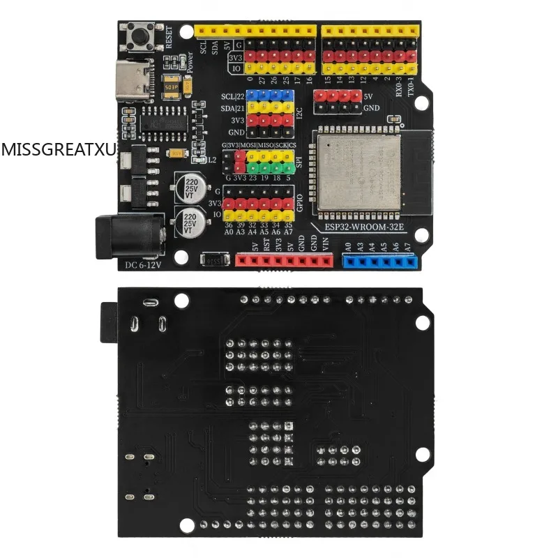 Main Board WiFi BLE Dual Wireless Type-C & DC Power Color Coded IO Pins For Student Arduino IoT DIY Project Kit