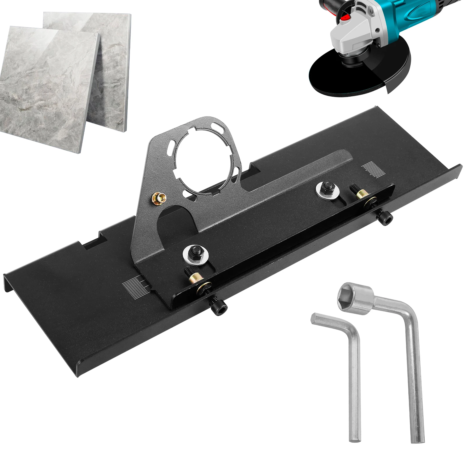 

Angle Grinder Stand Tile 45 Degree Chamfering Tool Angle Grinder Fixed Holder Bracket Cutting Tile Ceramic Stone For 100 Type