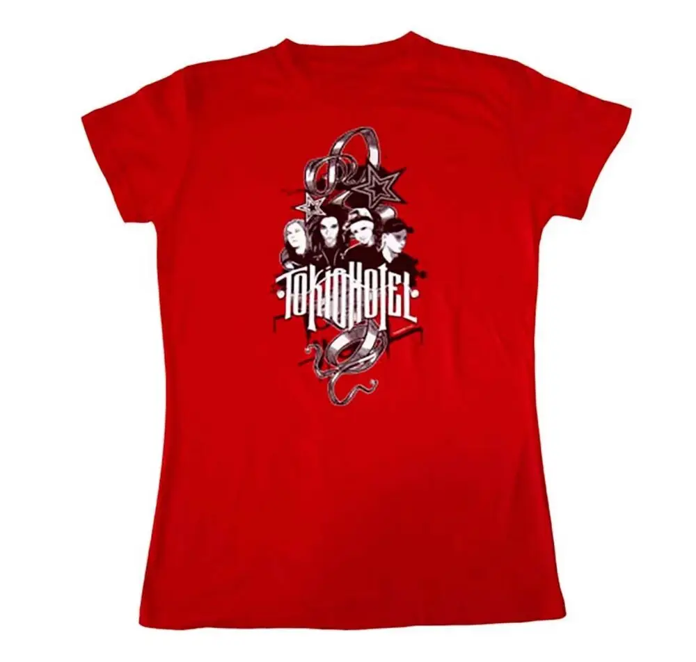 

Tokio Hotel - Juniors T Shirt Top Brand Red Cotton S-5XL Men And Women