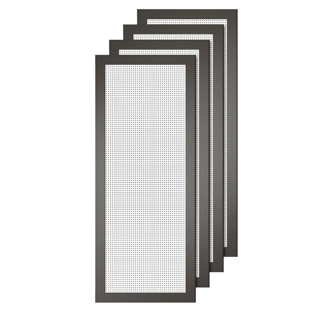 ~！【Best Seller】4 Pcs Floor Covers, 4 X 10 Inch Air Vent Screen Cover Mesh Magnetic PVC Vent Mesh for Ceiling Wall Floor Catch D
