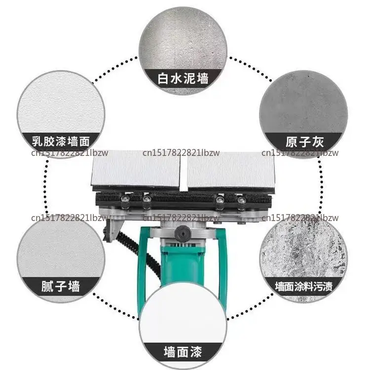 Long Reach Triangle Sander Wall Internal Grinder Polishing Tools with Long Handle Variable Speed Drywall Corner Sander