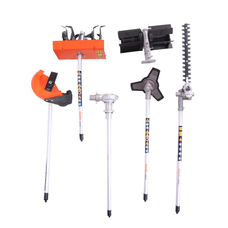 2-Stroke 53CC Multifunctional DIY Industrial Garden Tool Combination Set High Branch Saw Hedge Trimmer Ten Pieces Lawn Mower 24V