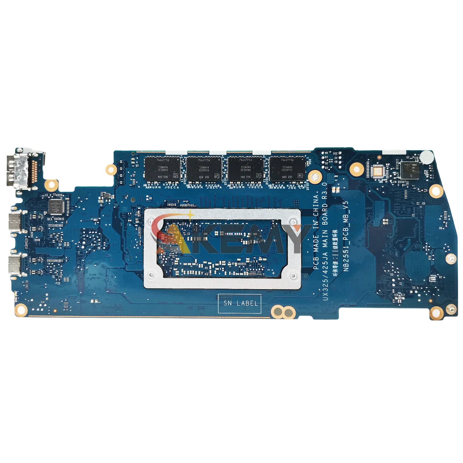 Ux325ja placa-mãe do portátil para asus zenbook u3700j ux325j u4700j ux325ja notebook mainboard com 10th gen i3 i5 i7 100% testes ok