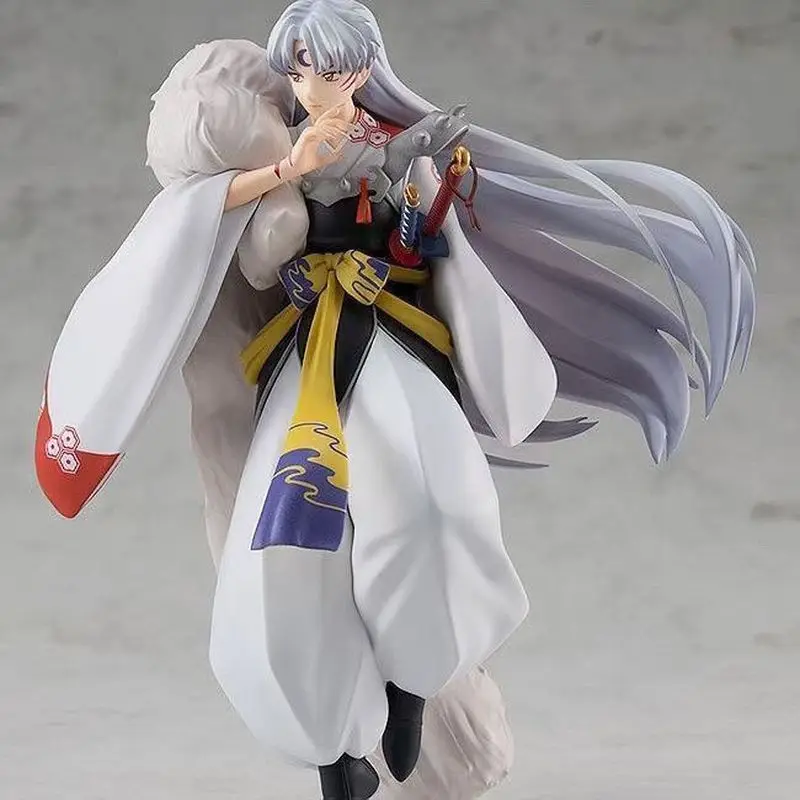 Hot 18cm Anime Inuyasha Figure Inuyasha Kikyō Sesshoumaru Higurashi Kagome Pvc Action Figure Model Toys Collectible Model Gifts