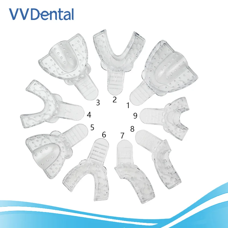 

Dental Impression Trays For Dentists Dental Tray Holder Dentistry Lab Products Teeth Denture Instruments Tools