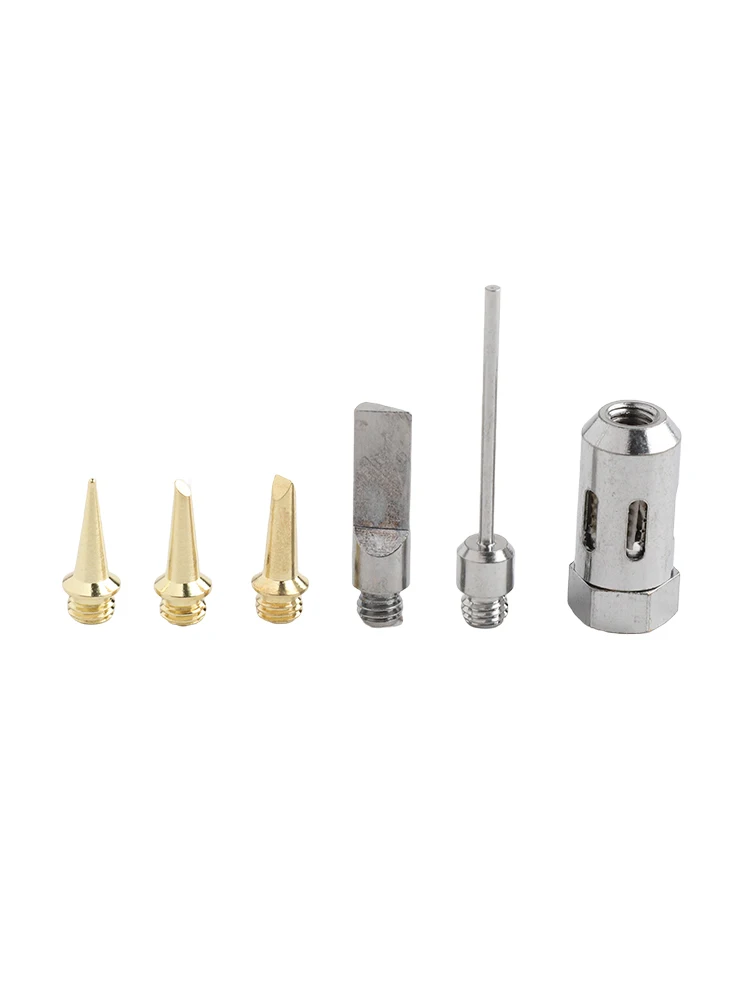 6/7PCS Pro Butane Gas Soldering Iron Kit Cutting Head Tips for torch Pen Tool for versatile for torch Tool For MT-100 HT-1937