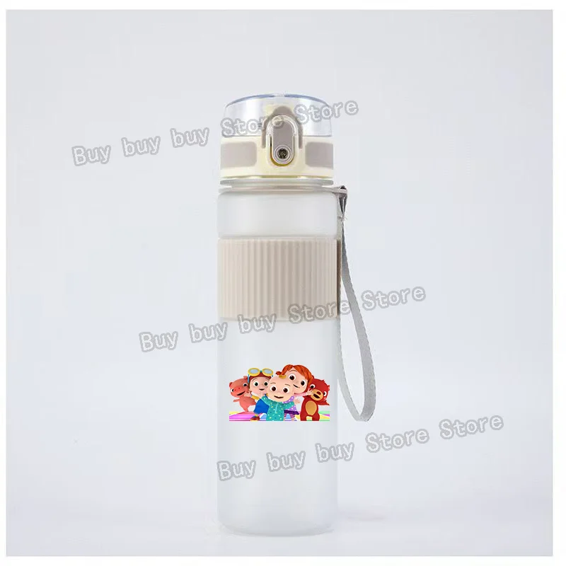 Cocomelons الأطفال كوب ماء 550 مللي الكرتون شرب زجاجة الأولاد الرياضة مانعة للتسرب أكواب بلاستيكية محمولة الاطفال هدايا عيد ميلاد لطيف #3