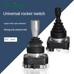 8 Way Momentary Automatic Self-reset Industrial Monolever Toggle Rocker Switch Latching Joystick Cross Control Switch 4direction
