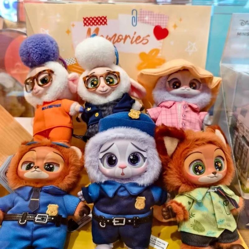 

Аутентичная плюшевая кукла Zootopia, слепая коробка, предмет для дисплея, модная игрушка для девочек, подвесное украшение, кукла в открытой коробке, коллекционная фигурка