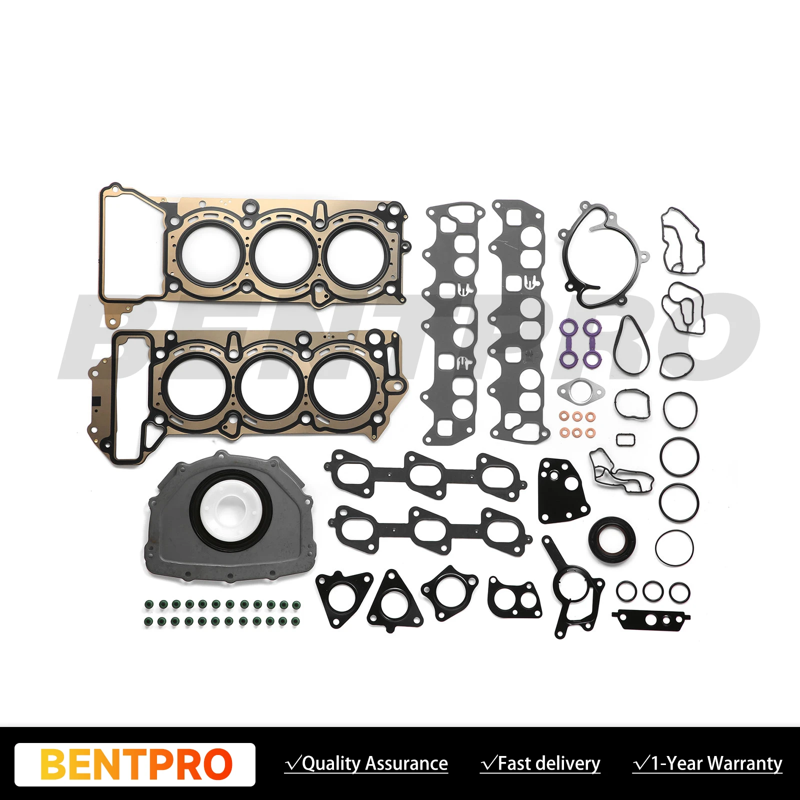 

6420120064 M642 OM642 Engine Full Gasket Set w/Crankshaft Rear Seal For Benz