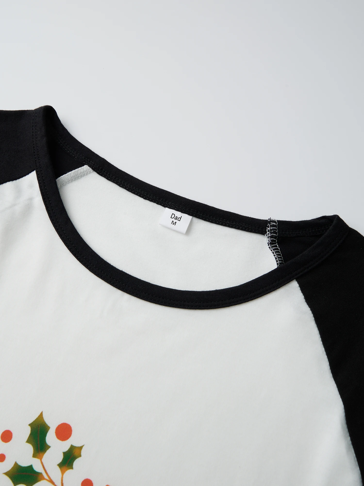 Matching Christmas Pajamas Set with Reindeer Print for Family Holiday Sleepwear Dad Mom Kids PJs Festive Nightwear