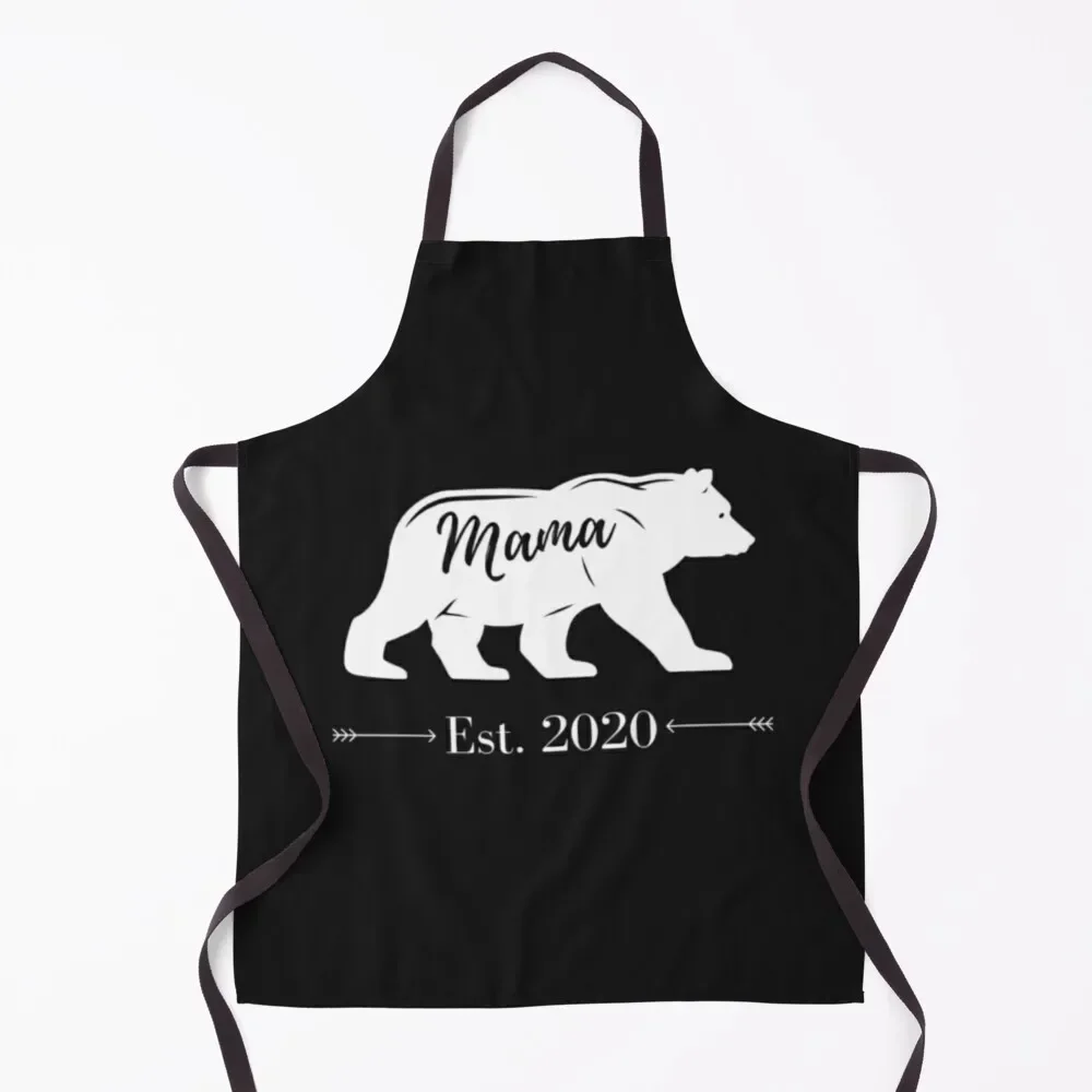 Mama Bear 2020 Pregnancy Announcement Apron Household Items All For Kitchen And Home Apron