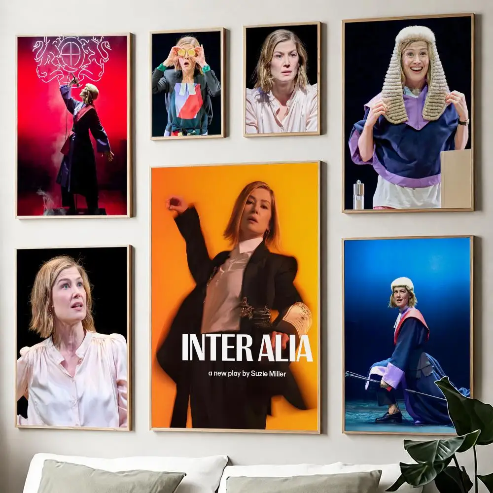Affiche en papier « Inter Alia National Theatre Live » pour la maison, le salon, la chambre, l'entrée, le bar, le café, décoration artistique