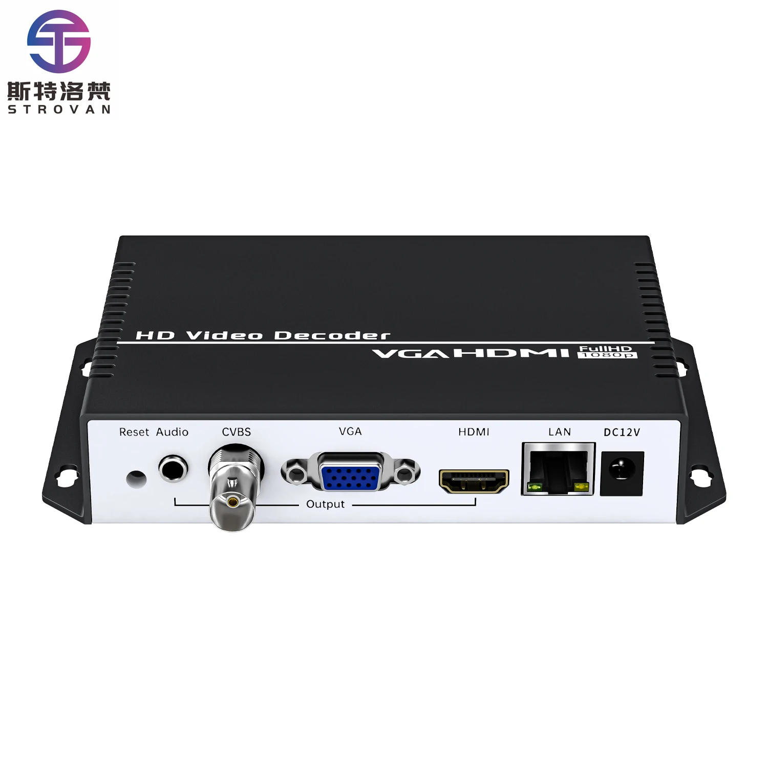 4K H.265 HEVC H.264 Video Capture Box Decoder VGA HDMI CVBS BNC SRT RTSP UDP NVR Transmitter IP to   JM3500C