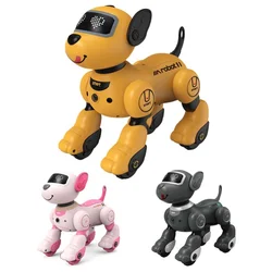 RC Intelligent Stunt Smart Robot Dog Electronic Remote Control Interactive Puppy Pet Toys For Boys Girls Kids Children Gift