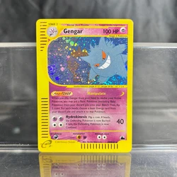 PKM Cards Tyranitar Gengar Nidoking Single Foil Cards Aquapolis Espeon Hypno Classic Game Collection Cards PTCG Proxy Cards