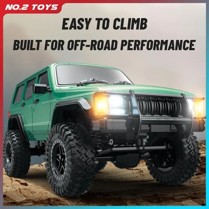 Simulation Remote Control Climbing Car with Linkage Lights 4WD Off-road Car High Speed RC Racing Off Road Vehicle Kids Toy Gift