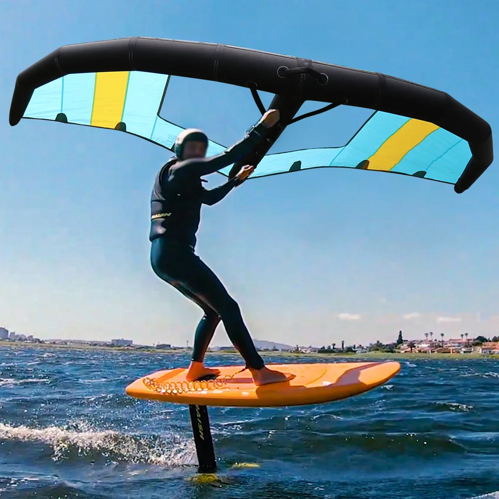 Кайтсерфинг Duotone Inflat Wing Foil Efoil Board Виндсерфинг Парус Кайтсерфинг Кайтсерфинг Доска для серфинга Тяговая площадка Wingfoil Wing 4 м Surfski