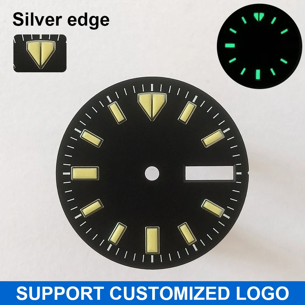 28,5 mm Zifferblatt Leuchtendes Zifferblatt Geeignet für NH-36 Uhrwerk Mechanische Uhr Montage Teile Modifikation Individuelles LOGO/Name – Detail 40