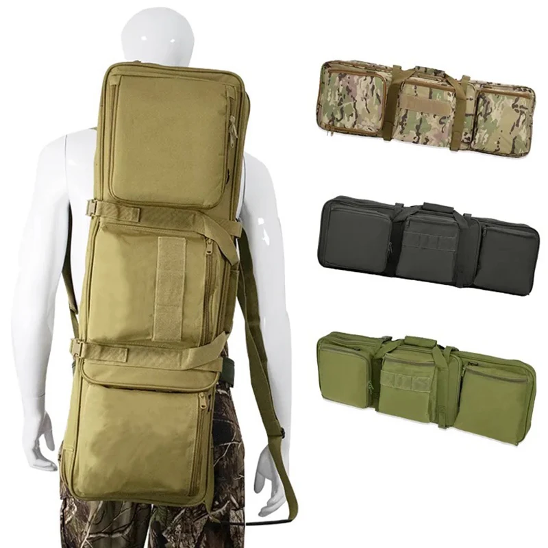 

Tactical Gun Bag for M4 Rifle, Protective Bag, Tactical Gun Case, Air Gun,Hunting Accessories, Molle Pouch Backpack