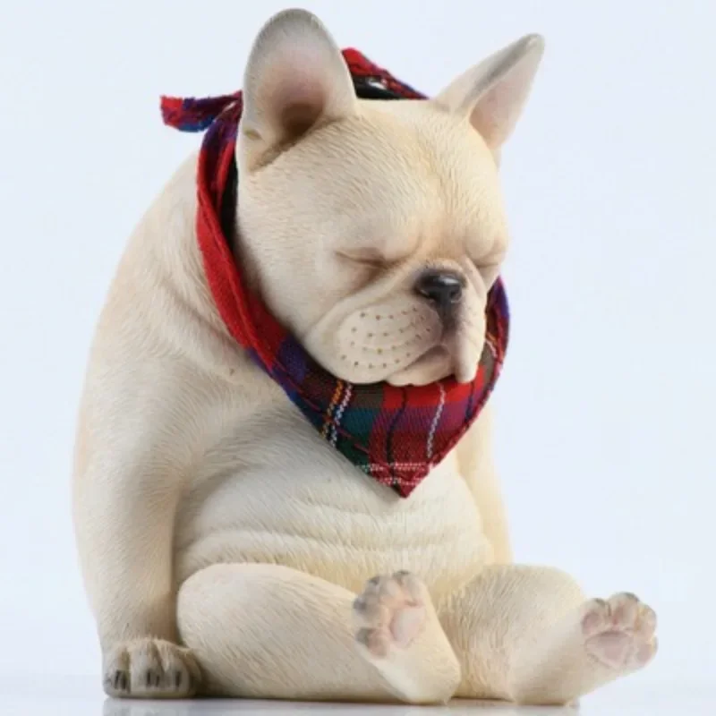 

Bulldog 2.0 decadent dog model simulation animal creative magic fighting table ornament resin ornament
