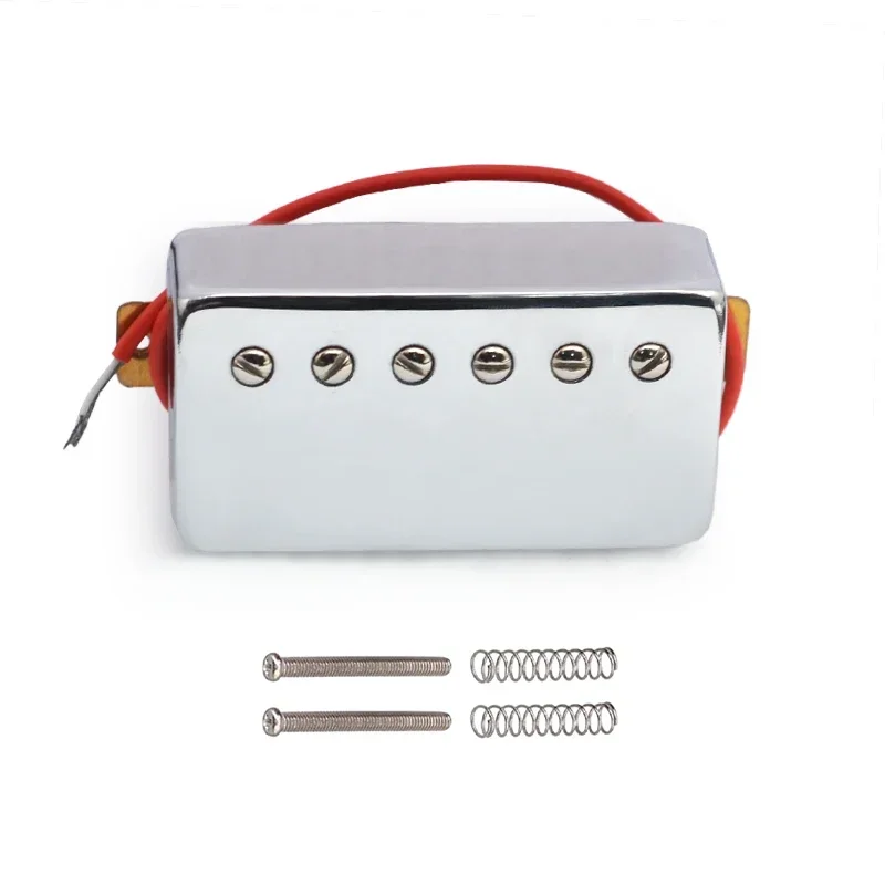 Humbucker gitara elektryczna Pickup złoty/chrom szyi Pickup Bridge dla styl LP gitara elektryczna mosiądz pokrywa Guitarra Pickup