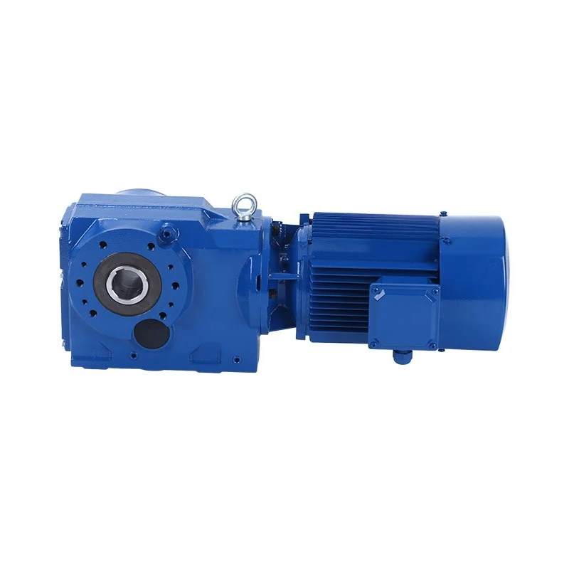 

Spiral bevel gear reducer hard tooth surface horizontal worm gear reducer