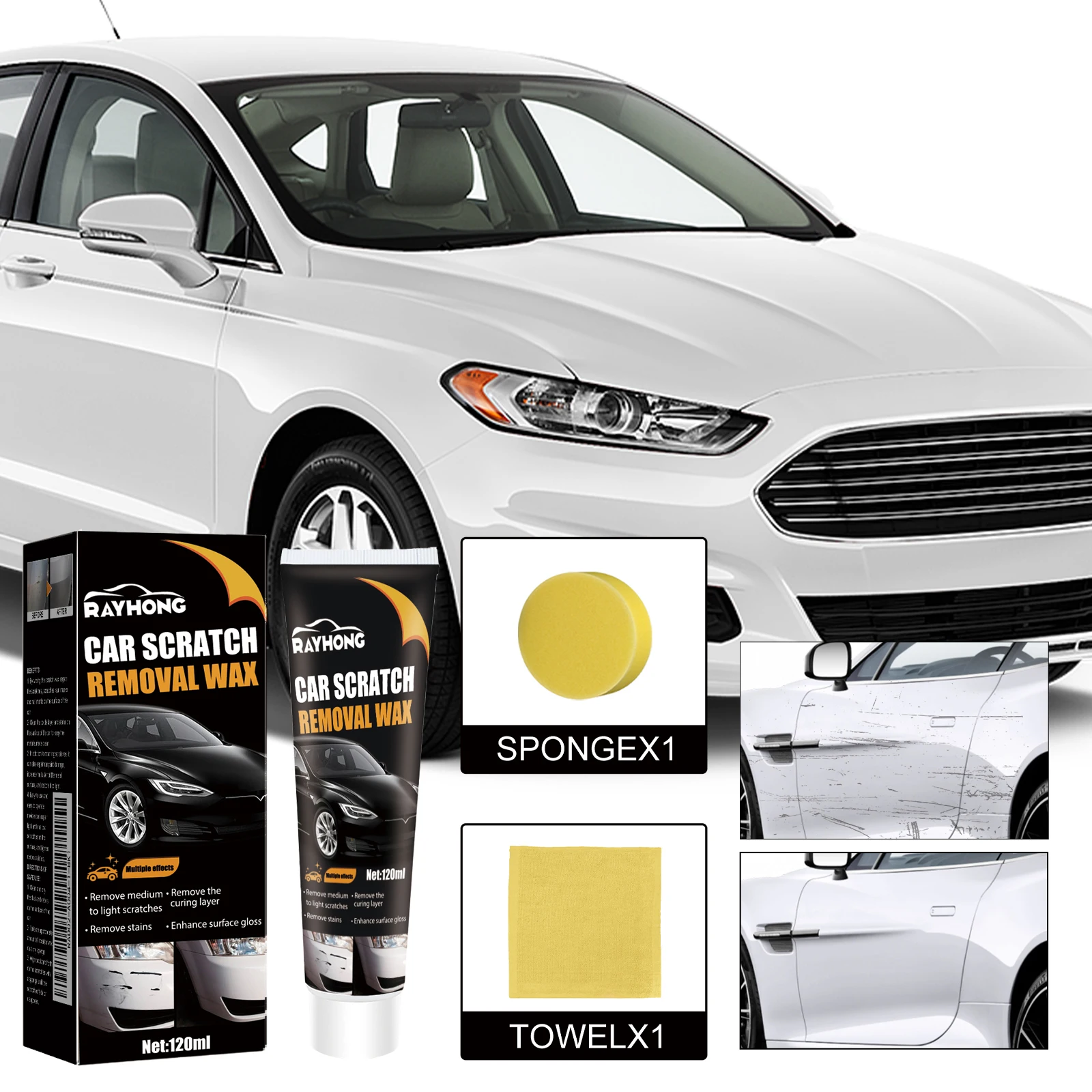 

Шлифовальный состав для кузова автомобиля, воск против царапин, средство для удаления царапин, инструменты для ухода за краской, средство для удаления автомобильных вихревых царапин, ремонт, полировка