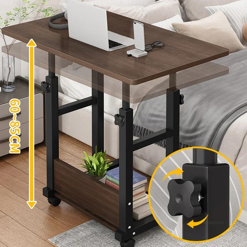 & Modern Movable Computer Desks Home Furniture Lazy Computer Desk Minimalist Bedroom Dormitory Student Small Lifting Reading Des