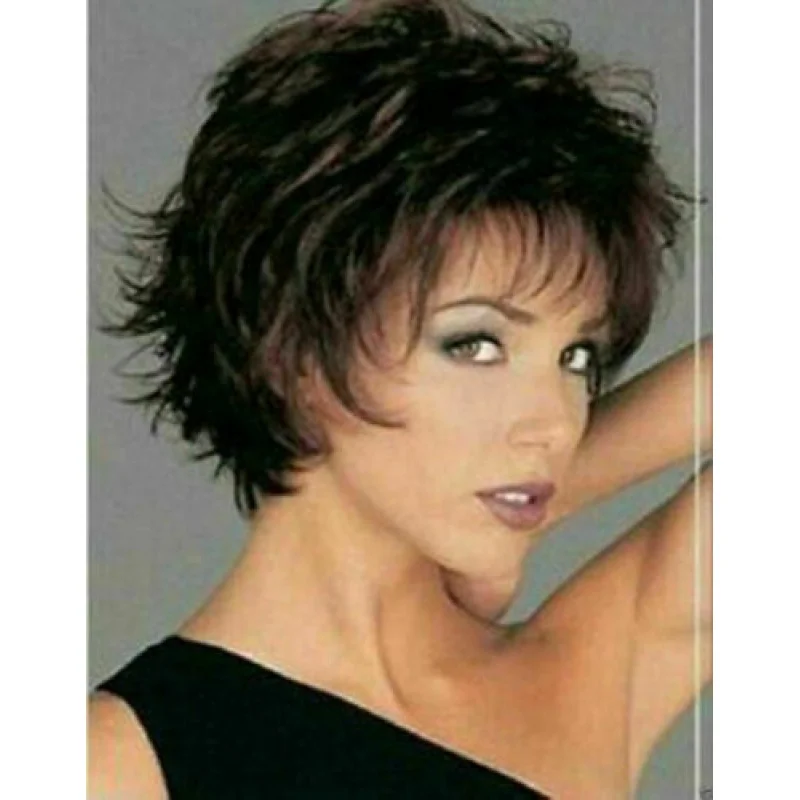 Hot Style Wig New Fashion Gorgeous Women's Short Dark Brown Straight Wigs Hair