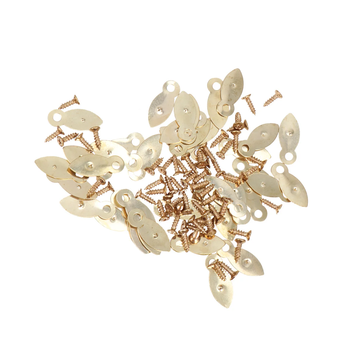 100 قطعة أوراق ذهبية ضغط المعادن البطيخ الأظافر لإطار الصورة دعم جدار الفن معلقة عدة مسامير صغيرة ديكور المنزل Diy بها بنفسك