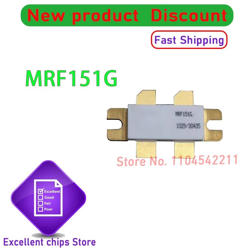 

1 шт./лот, новая оригинальная радиочастотная трубка MRF151G SMD, высокочастотная трубка, модуль усиления мощности, в наличии