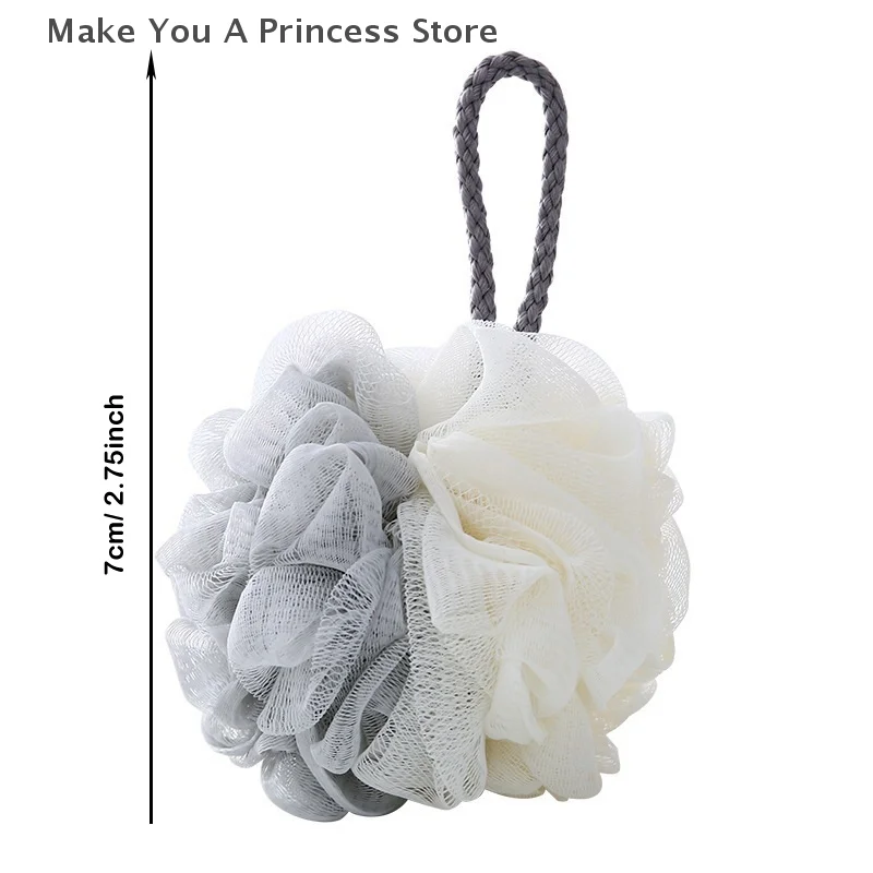 Zachte Mesh Bad Kanten Ballen Huidreinigingsborstel Douchebladerdeeg Body Cleaner Exfoliërende Scrubbers Badbloem Badaccessoires