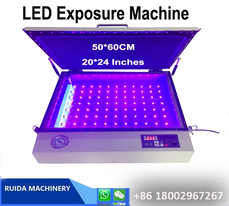 50*60cm vacuum Exposure unit Machine exposuring equipment for screen printing Pre-press machine