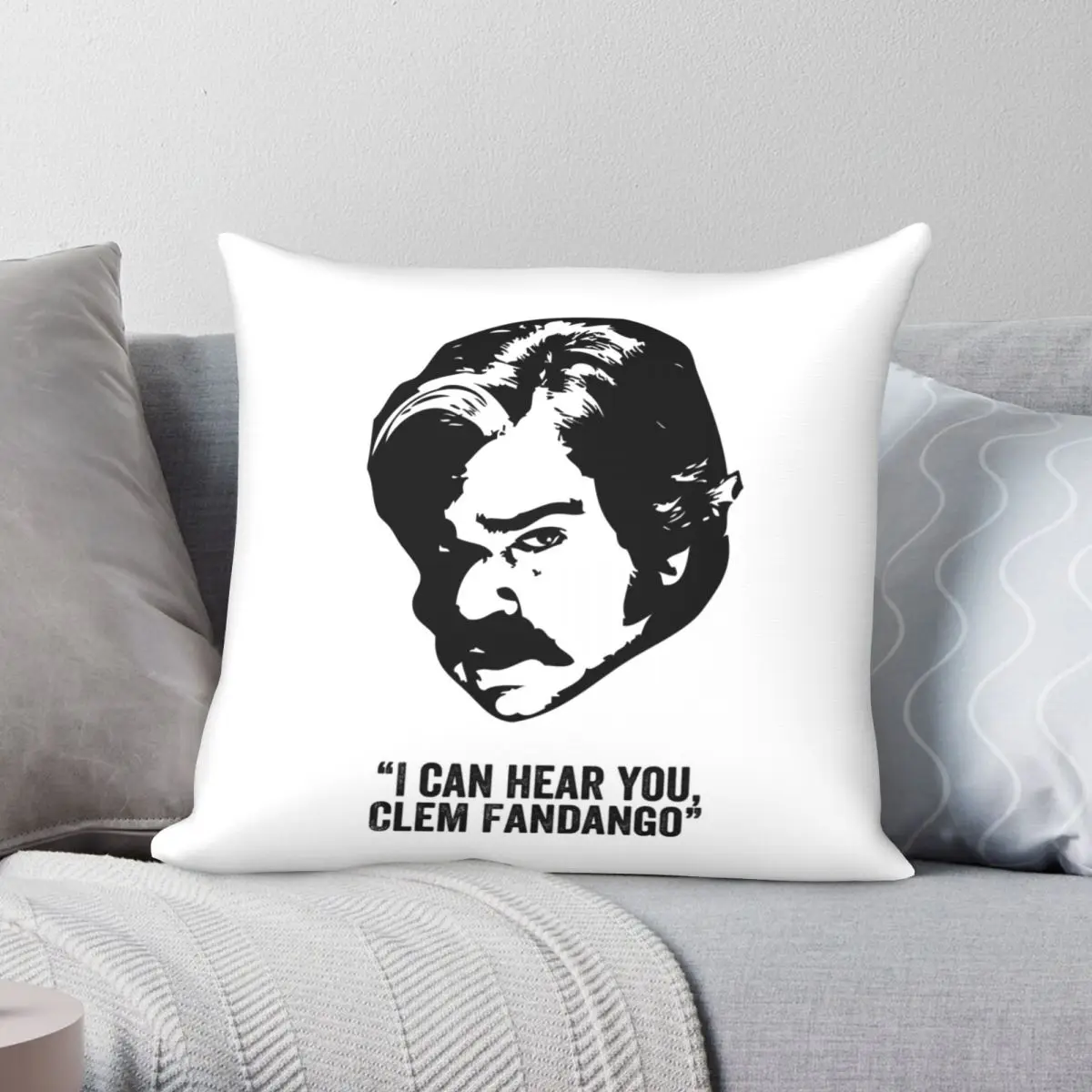 I Can Hear You Clem Fandango Square Pillowcase Polyester Linen Velvet Creative Decorative Throw Pillow Case Home Cushion Case