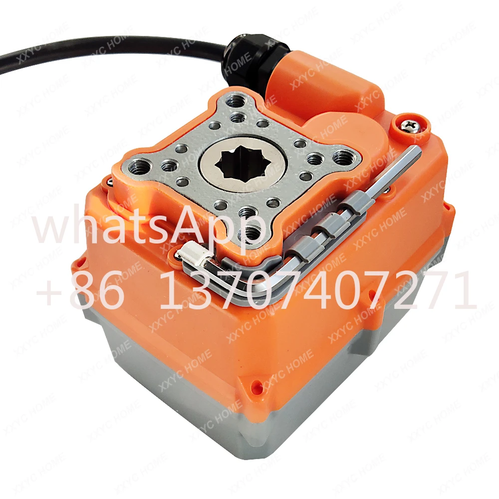 50Nm Electronic Actuator 12V/ 24V/110V/230V Valve drive motor Metal Gears CE certified IP67 Valve Control head Power off return