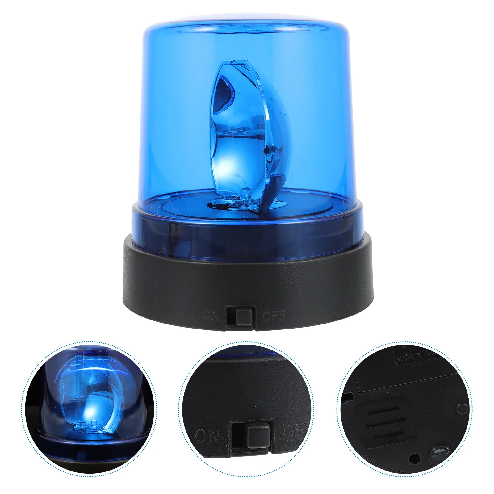 

LED Strobe Light Police Toy Kids Rotating Warning Lights Flashing Red Beacon Blue Polices