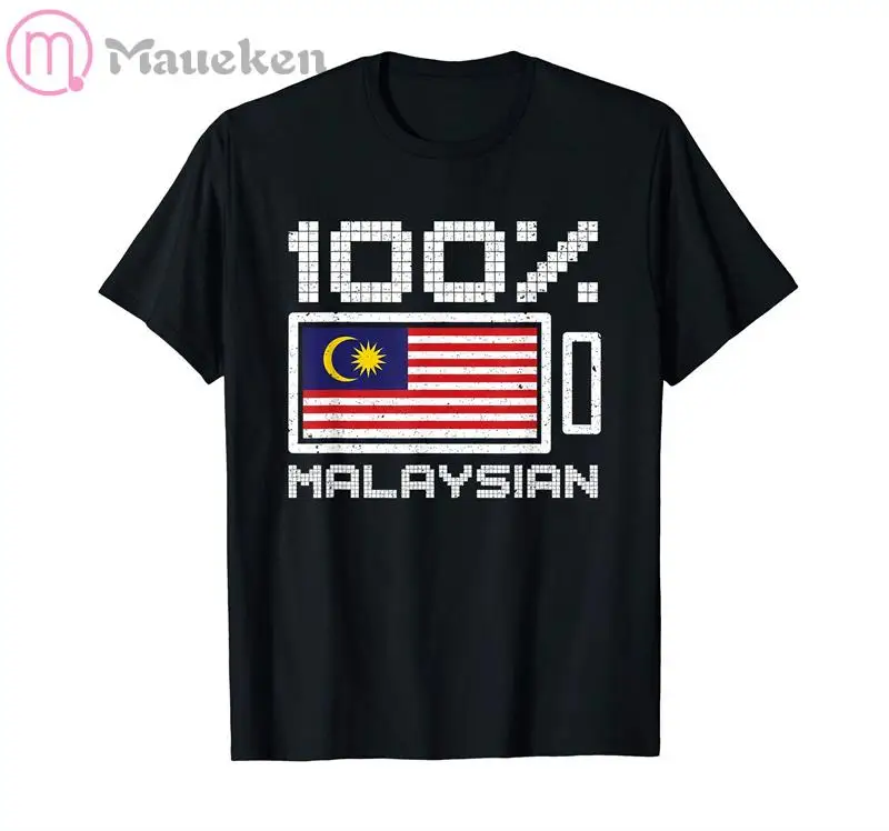 2025 Malaysia Men T Shirt Malaysian Nation Tops Tshirt 100% Cotton t-shirt Fitness Short Sleeve Clothing Tees Country MYS