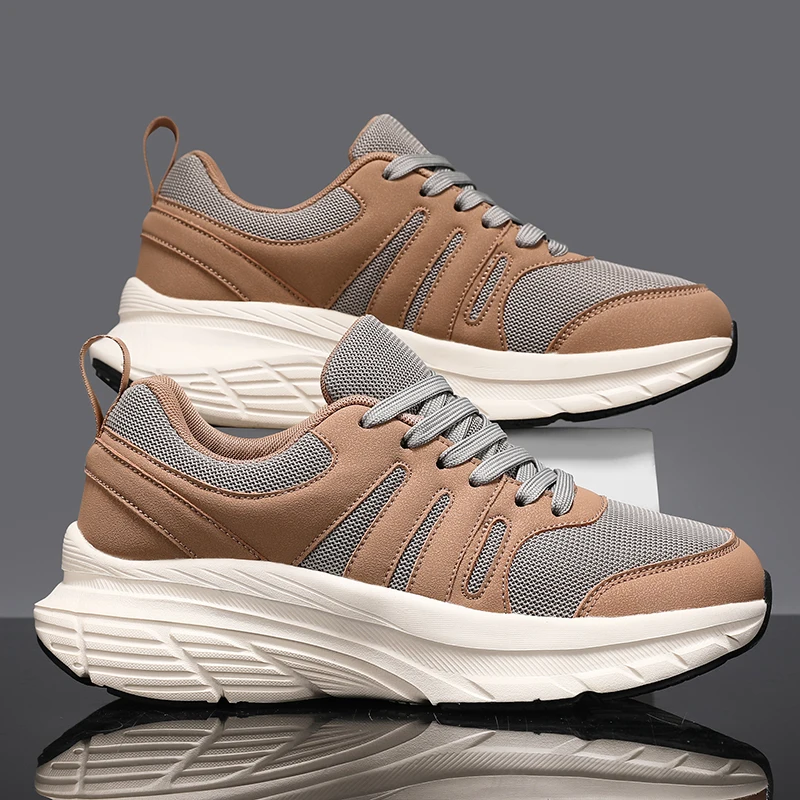 Men Wide Toe Box Sneakers Autumn Winter Big Size 39‑48 Breathable Mesh Casual Shoes for Wide Fat Feet Walking Sport Shoes
