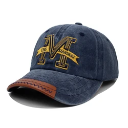 Unisex Vintage Cotton Snapback Caps Men Baseball Cap Hats For Women M Adjustable Summer Outdoor Trucker Dad Men Baseball Hat New