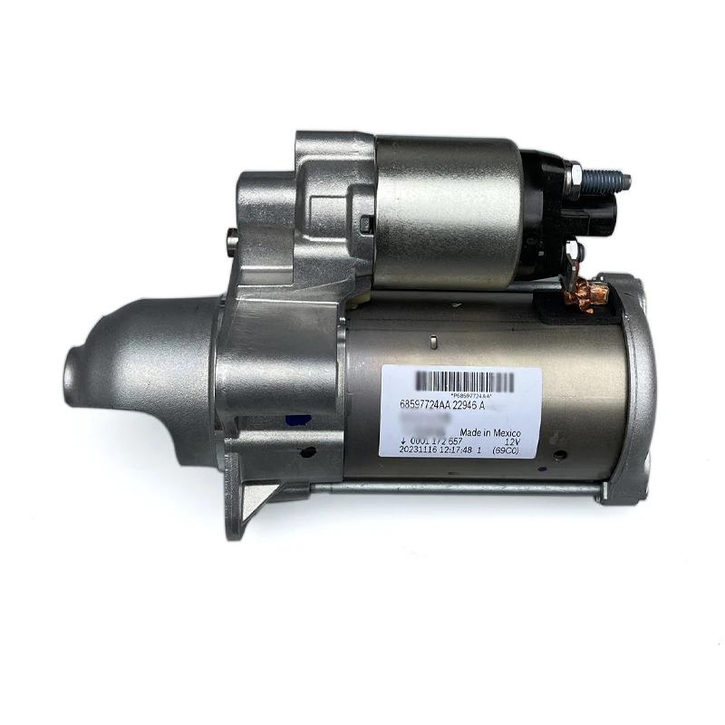 

68597724AA New Engine Starter For Jeep Wrangler Cherokee Grand Commander 2018-2024 2.0T 50049096 68663478AA