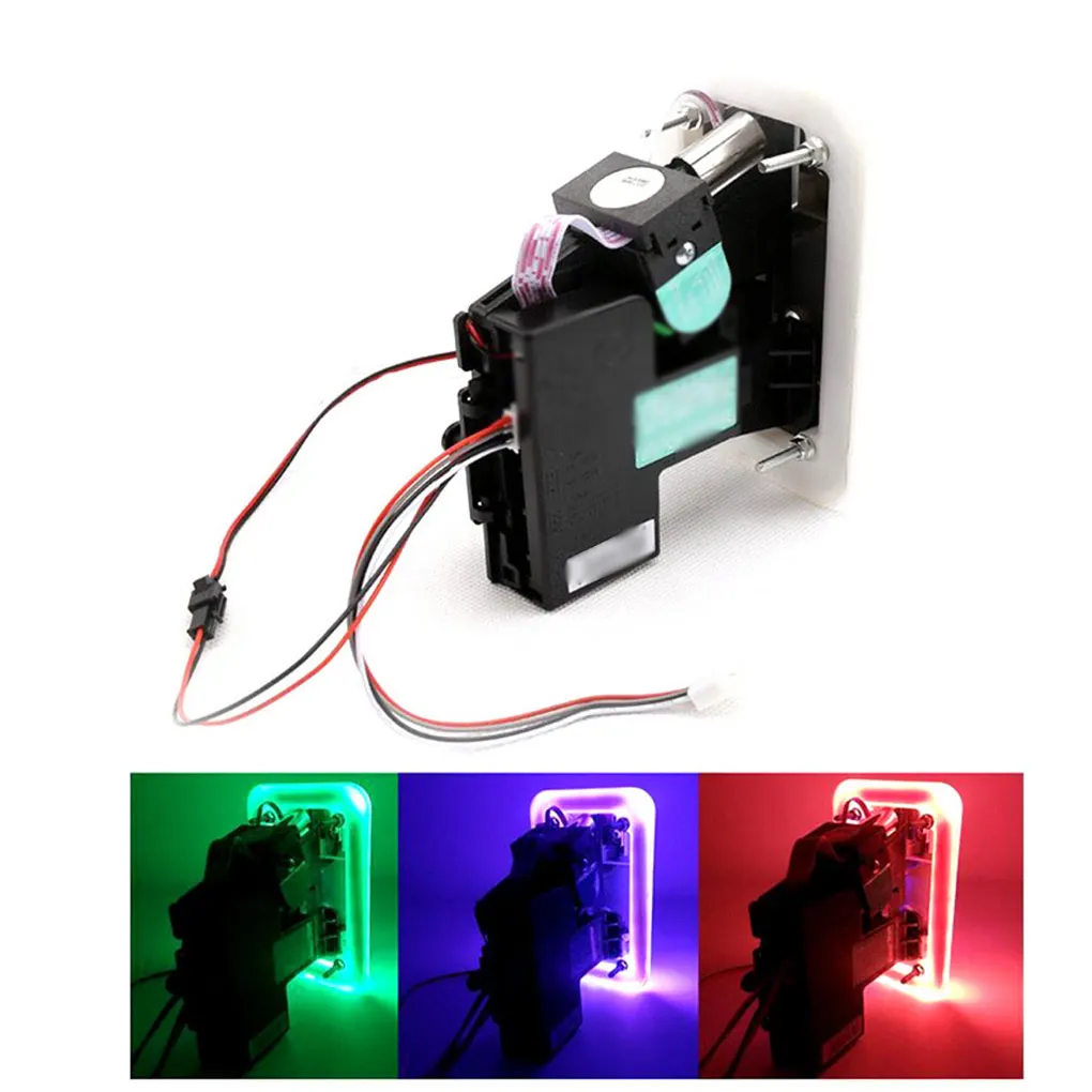 Coin Acceptor Frame Waterproof Light Stands Selector Accessories Lightweight Lamp Holder with Wire Arcade Video Games Accessory