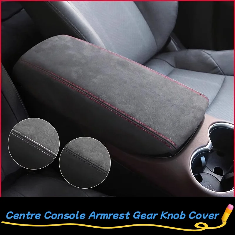 

For Toyota HARRIER Accessories VENZA 2021 2022 2023 Car Interior Accessories Central Control Armrest Box Protective Leather Pad